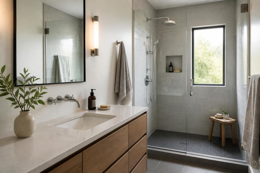 Finished shower
